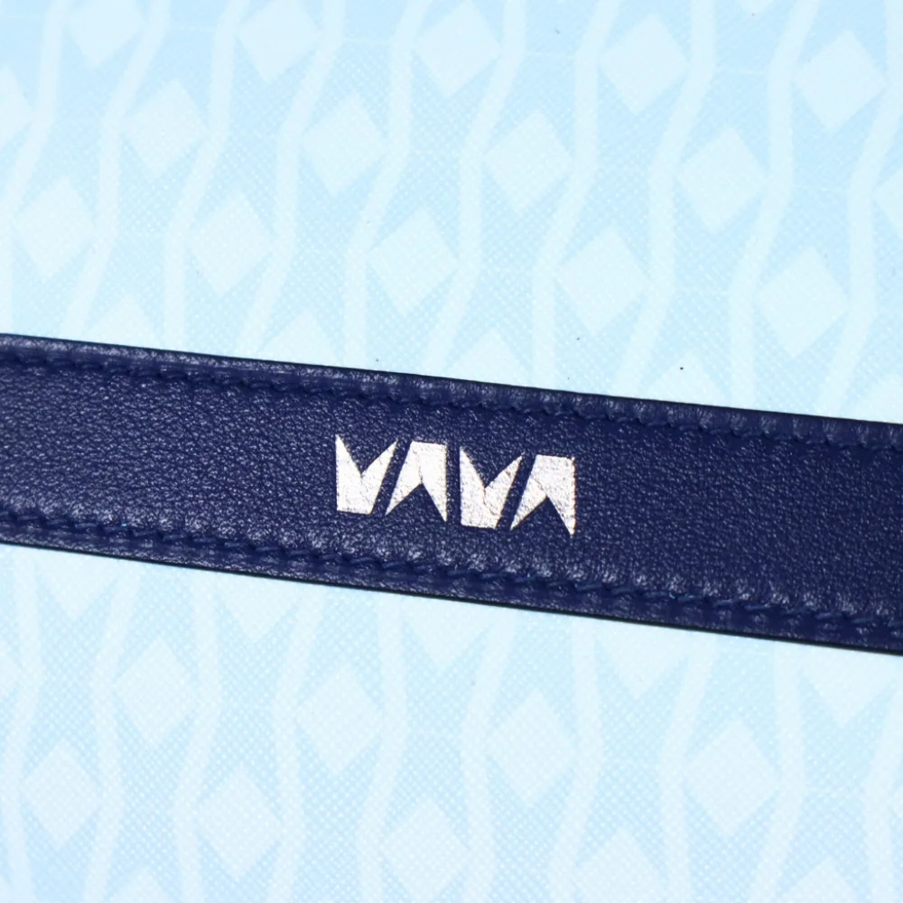 M.A.M.A. Crown Collection - Pet Carrier Luxury Baby Blue Bag